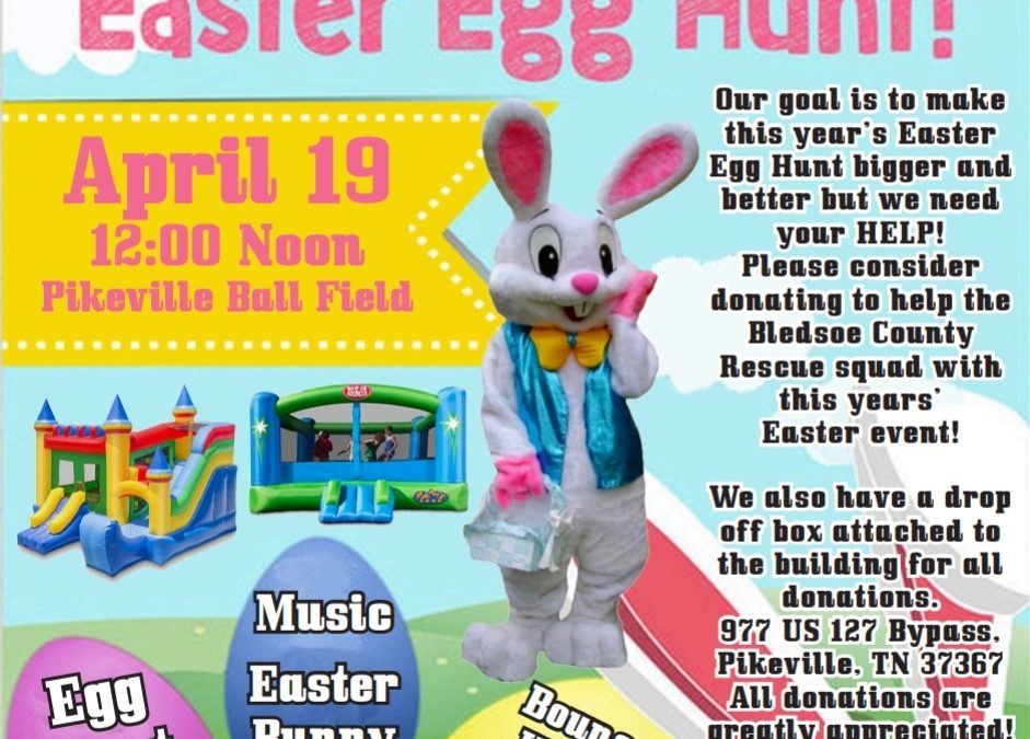 Easter Egg Hunt, Sponsors Needed